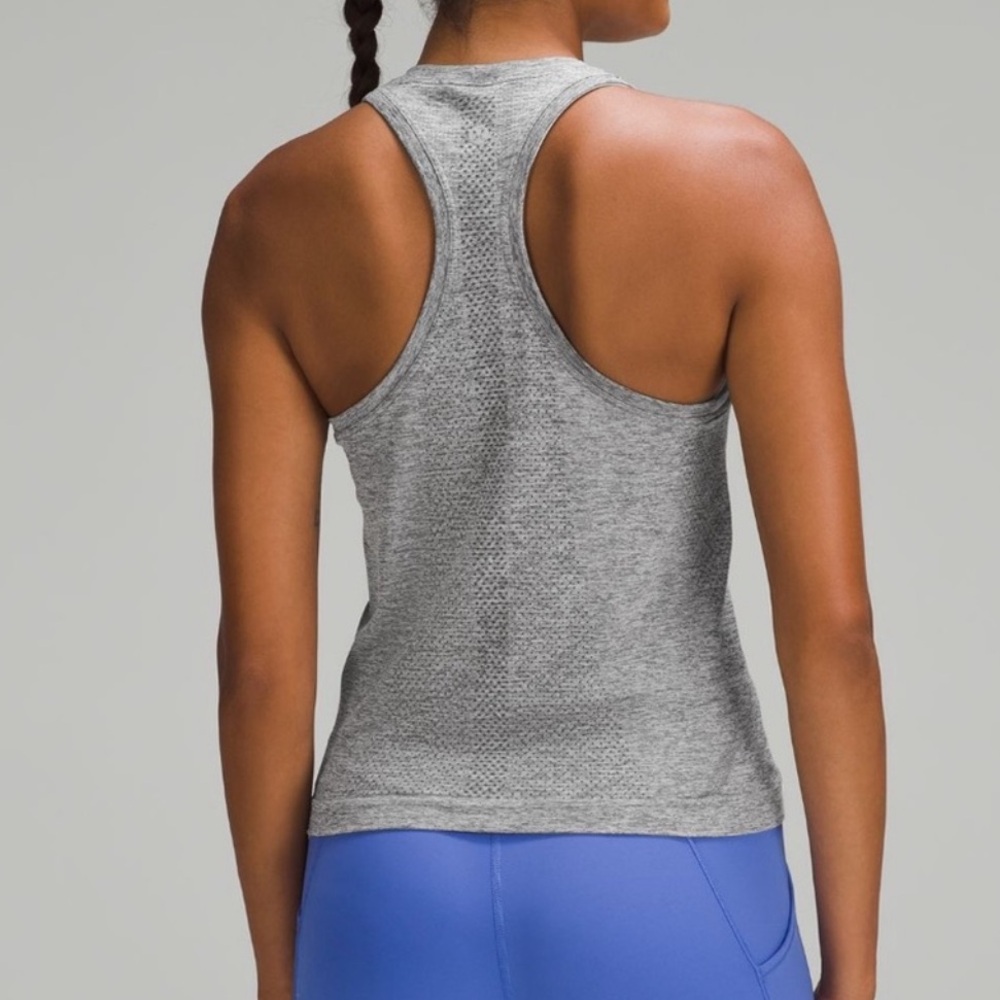 Lululemon Athletica Gray Racerback Tank Top